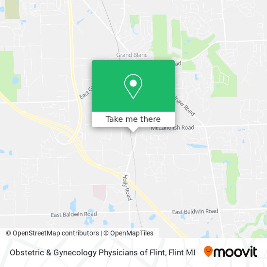 Obstetric & Gynecology Physicians of Flint map