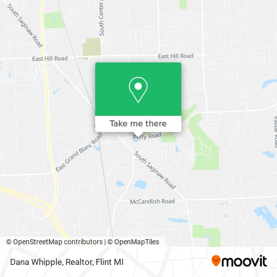 Dana Whipple, Realtor map