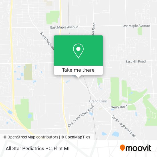 All Star Pediatrics PC map