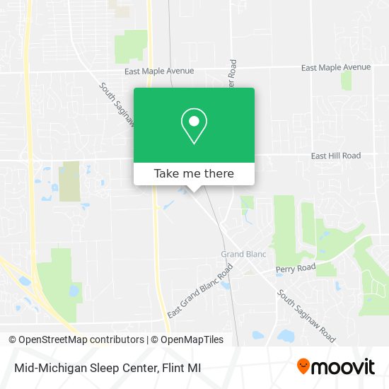 Mid-Michigan Sleep Center map