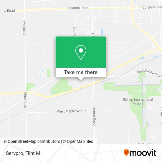 Servpro map