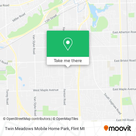 How to get to Twin Meadows Mobile Home Park in Burton by Bus