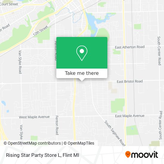 Rising Star Party Store L map