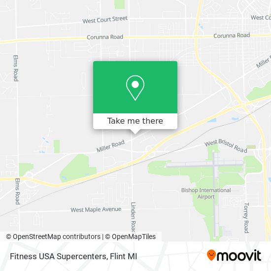 Mapa de Fitness USA Supercenters