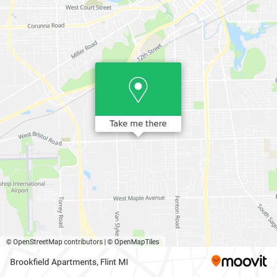 Brookfield Apartments map