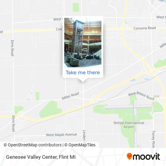 Genesee Valley Center map