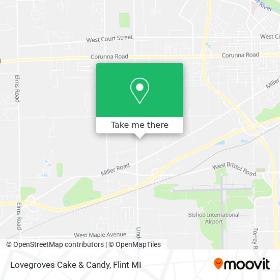 Lovegroves Cake & Candy map