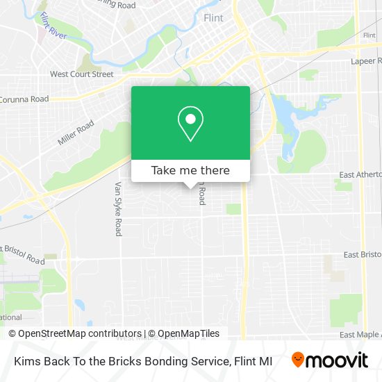 Kims Back To the Bricks Bonding Service map