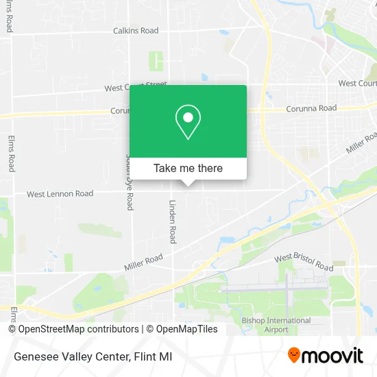 Genesee Valley Center map