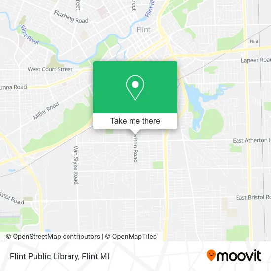 Mapa de Flint Public Library