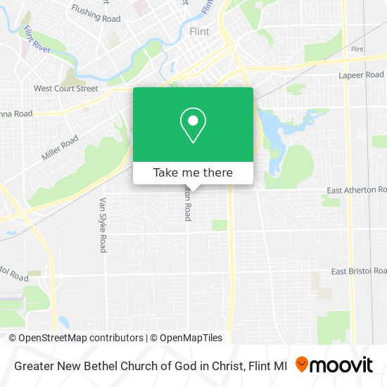 Greater New Bethel Church of God in Christ map