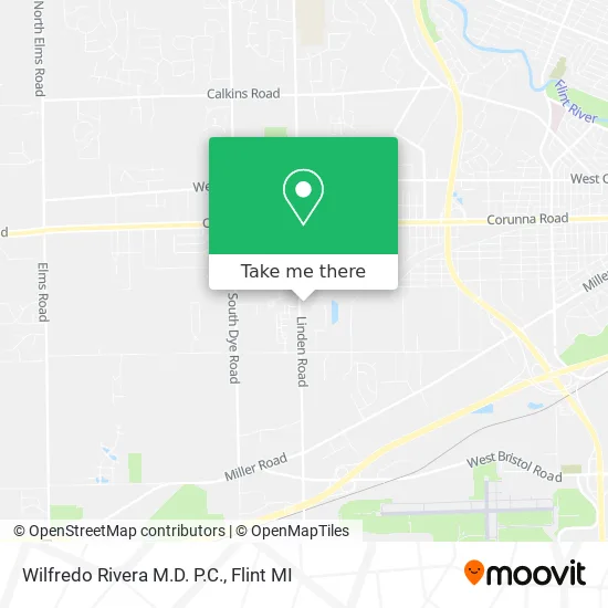 Mapa de Wilfredo Rivera M.D. P.C.