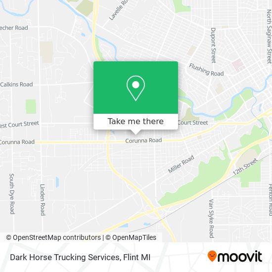 Mapa de Dark Horse Trucking Services
