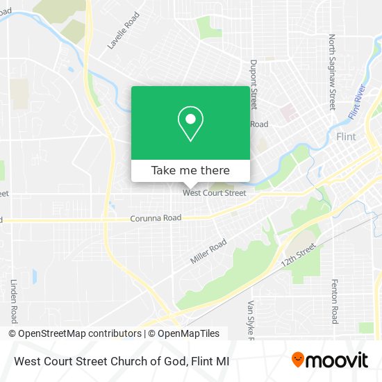 West Court Street Church of God map