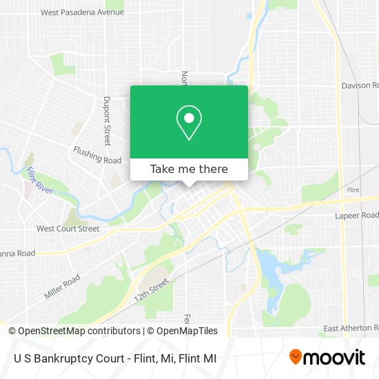 Mapa de U S Bankruptcy Court - Flint, Mi