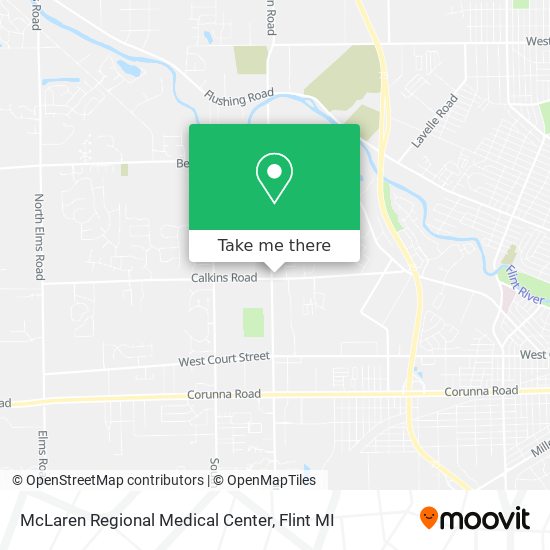 McLaren Regional Medical Center map