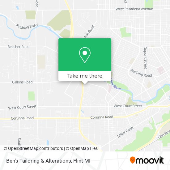 Ben's Tailoring & Alterations map