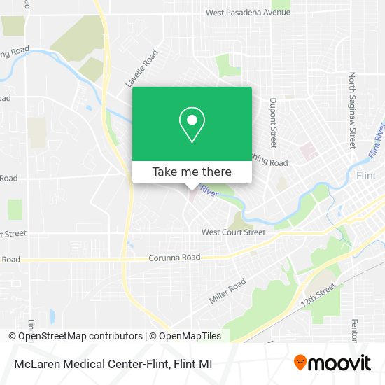 McLaren Medical Center-Flint map