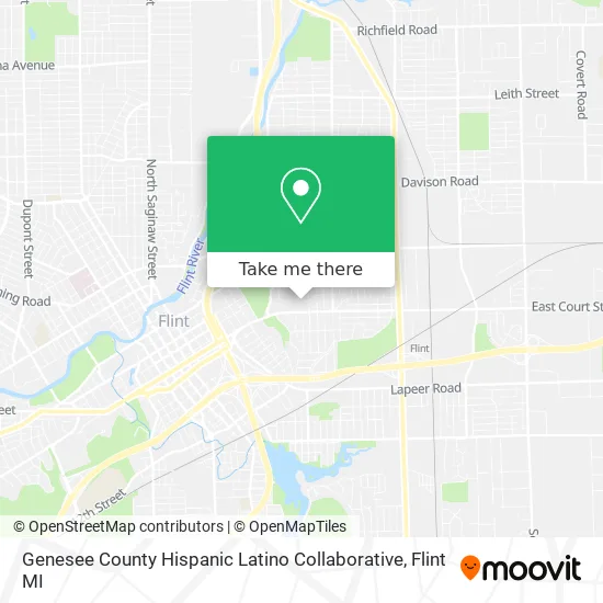 Genesee County Hispanic Latino Collaborative map