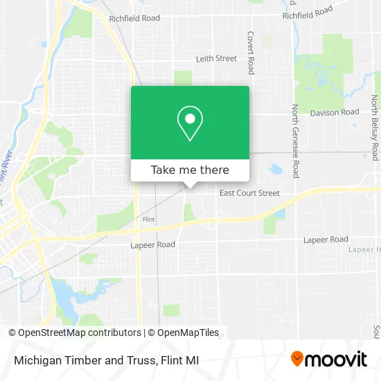 Mapa de Michigan Timber and Truss