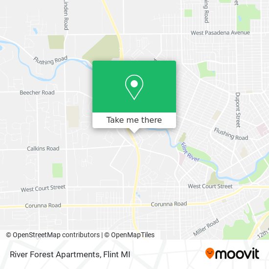 River Forest Apartments map