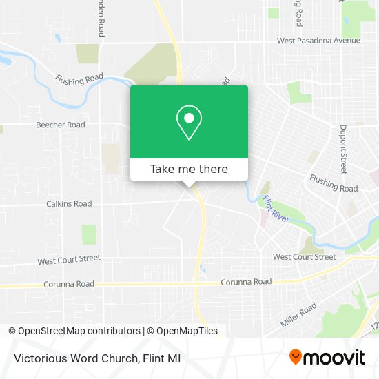 Victorious Word Church map