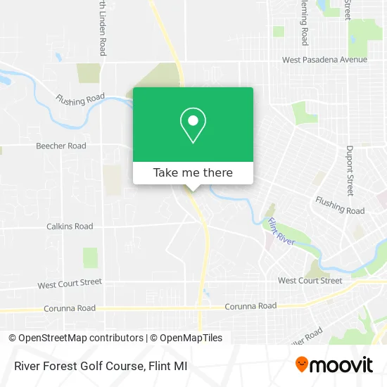 River Forest Golf Course map