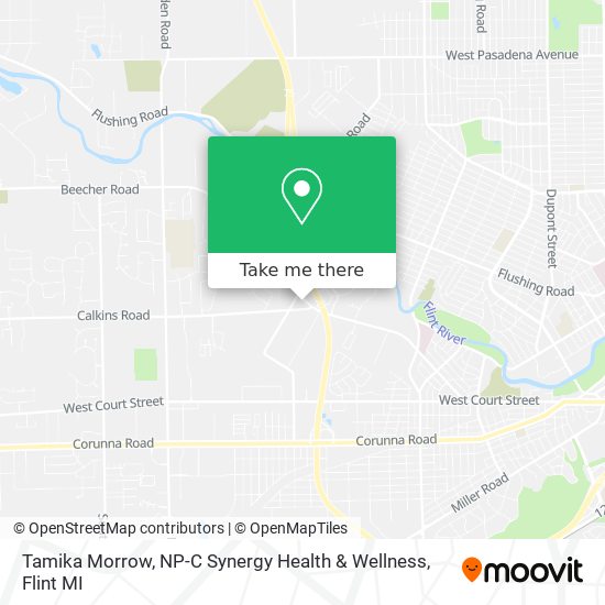 Tamika Morrow, NP-C Synergy Health & Wellness map