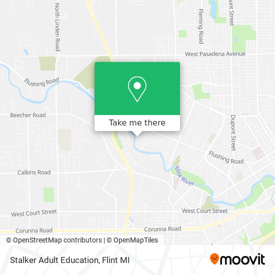 Stalker Adult Education map
