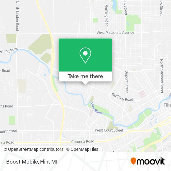 Mapa de Boost Mobile