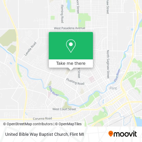 United Bible Way Baptist Church map