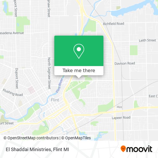 El Shaddai Ministries map