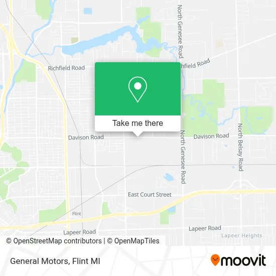 General Motors map