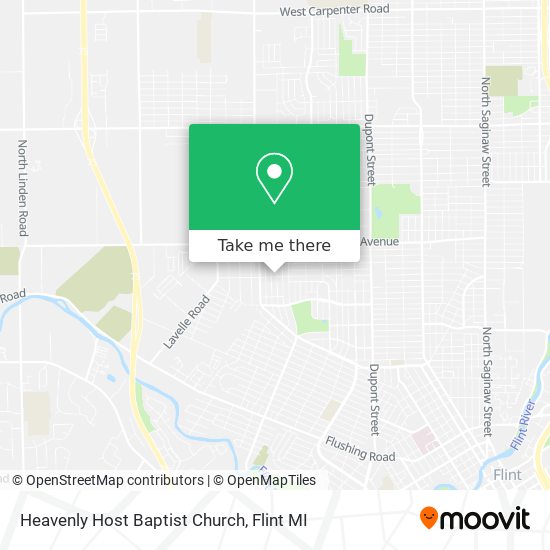 Heavenly Host Baptist Church map