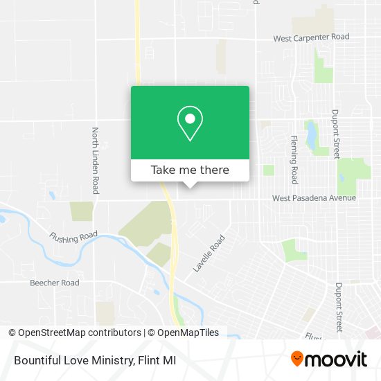Bountiful Love Ministry map