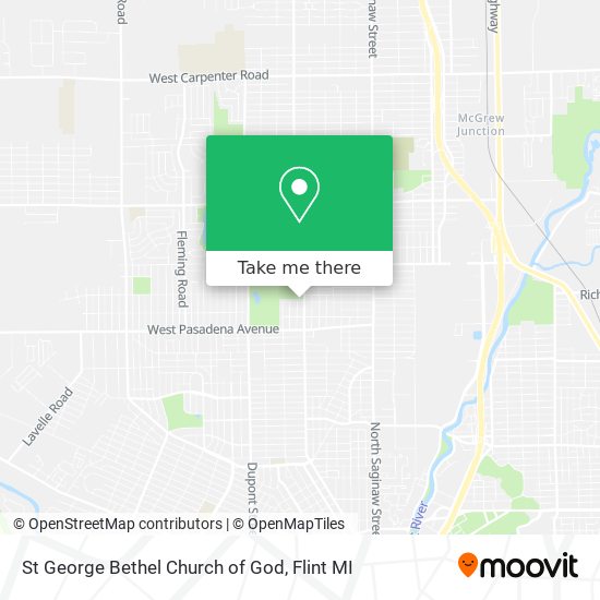 St George Bethel Church of God map