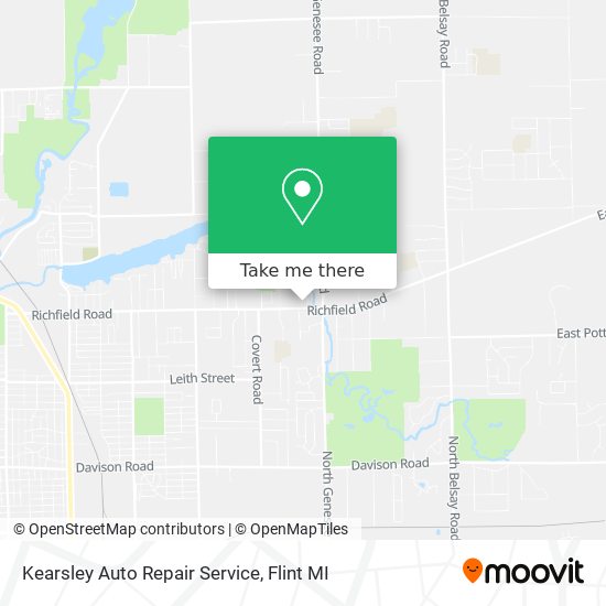 Kearsley Auto Repair Service map