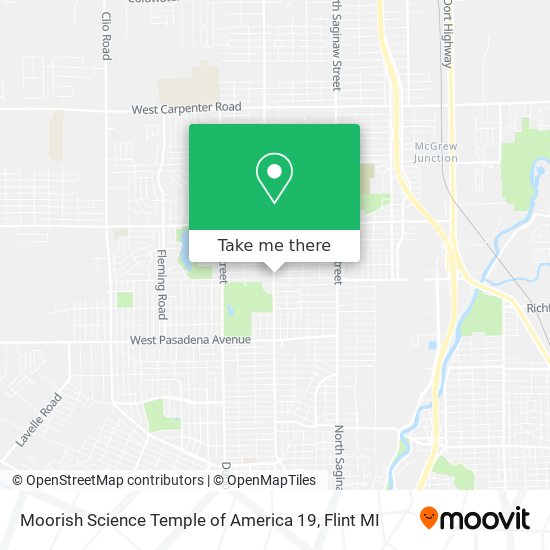 Moorish Science Temple of America 19 map