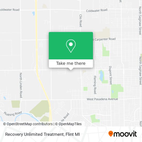 Recovery Unlimited Treatment map