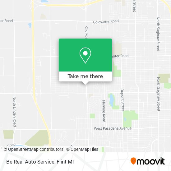 Be Real Auto Service map