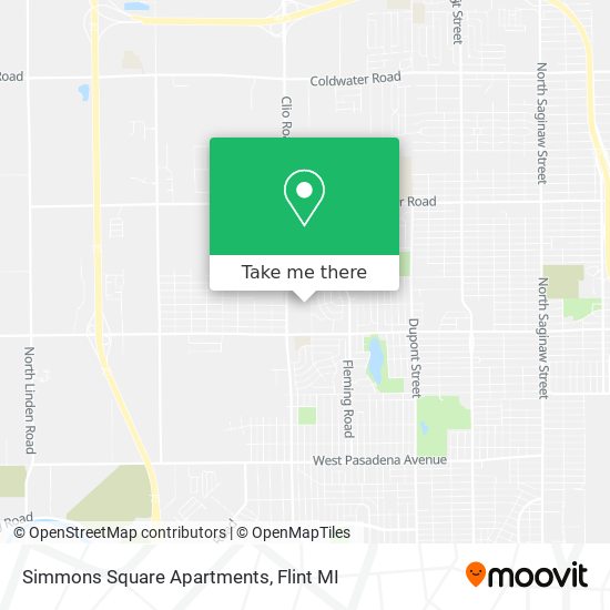 Simmons Square Apartments map