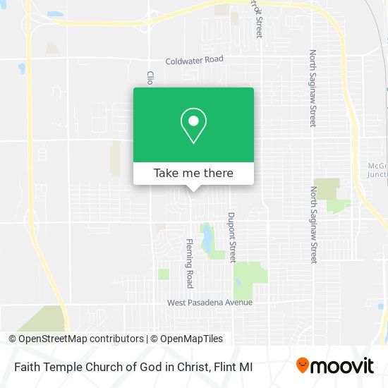 Faith Temple Church of God in Christ map