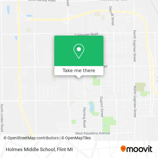Holmes Middle School map