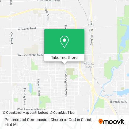 Pentecostal Compassion Church of God in Christ map