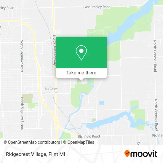 Mapa de Ridgecrest Village