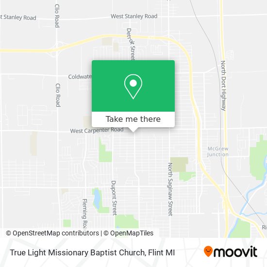 True Light Missionary Baptist Church map