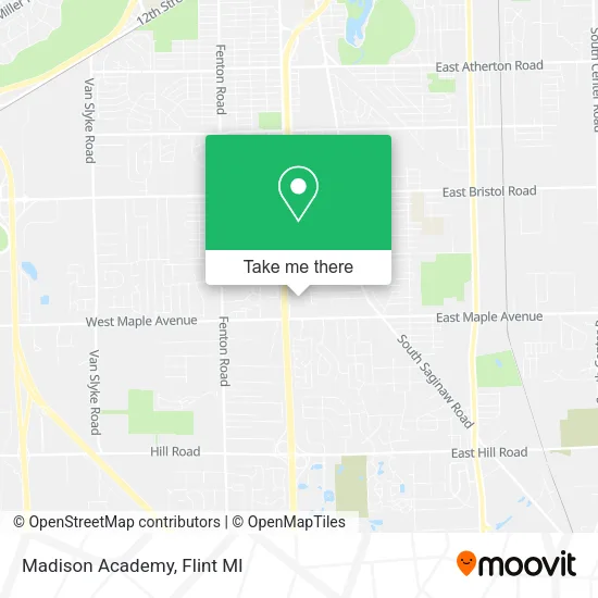 Madison Academy map