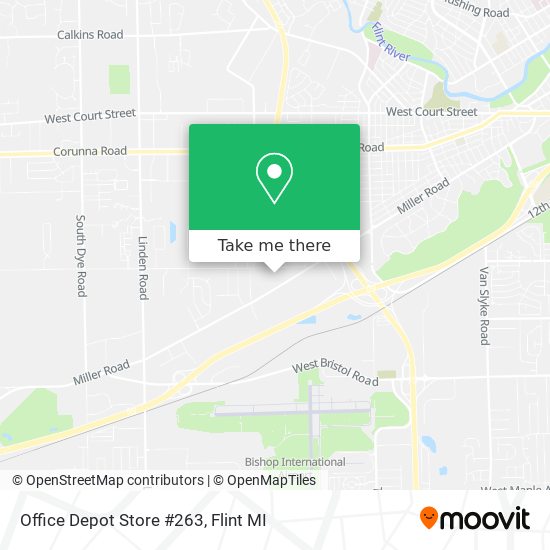 How to get to Office Depot Store #263 in Flint MI by Bus?