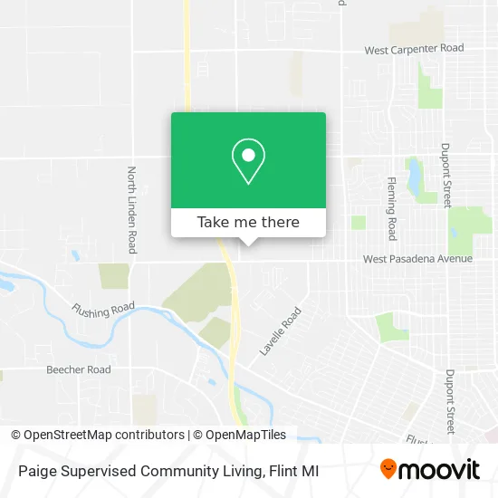 Paige Supervised Community Living map