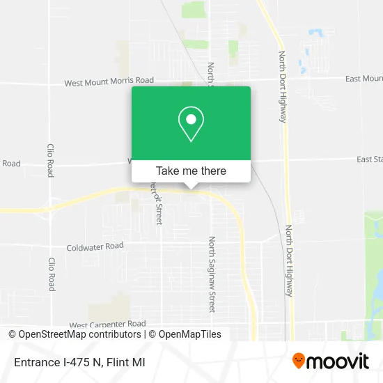 Mapa de Entrance I-475 N